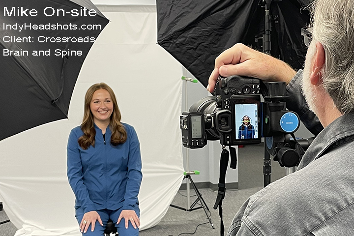 Client site studio style headshot by Mike at Indy Headshots. Sample image.