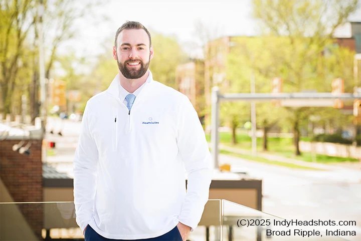 Indy Headshots' location headshot by Mike at Indy Headshots. Location: Broad Ripple, Indiana